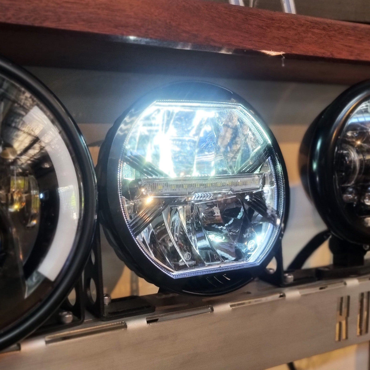 Alpine LED Headlight Rogue Motorcycles Custom Perth