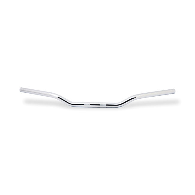 2 INCH RISE DIMPLED DRAG BAR 1" CHROME (tracker style)