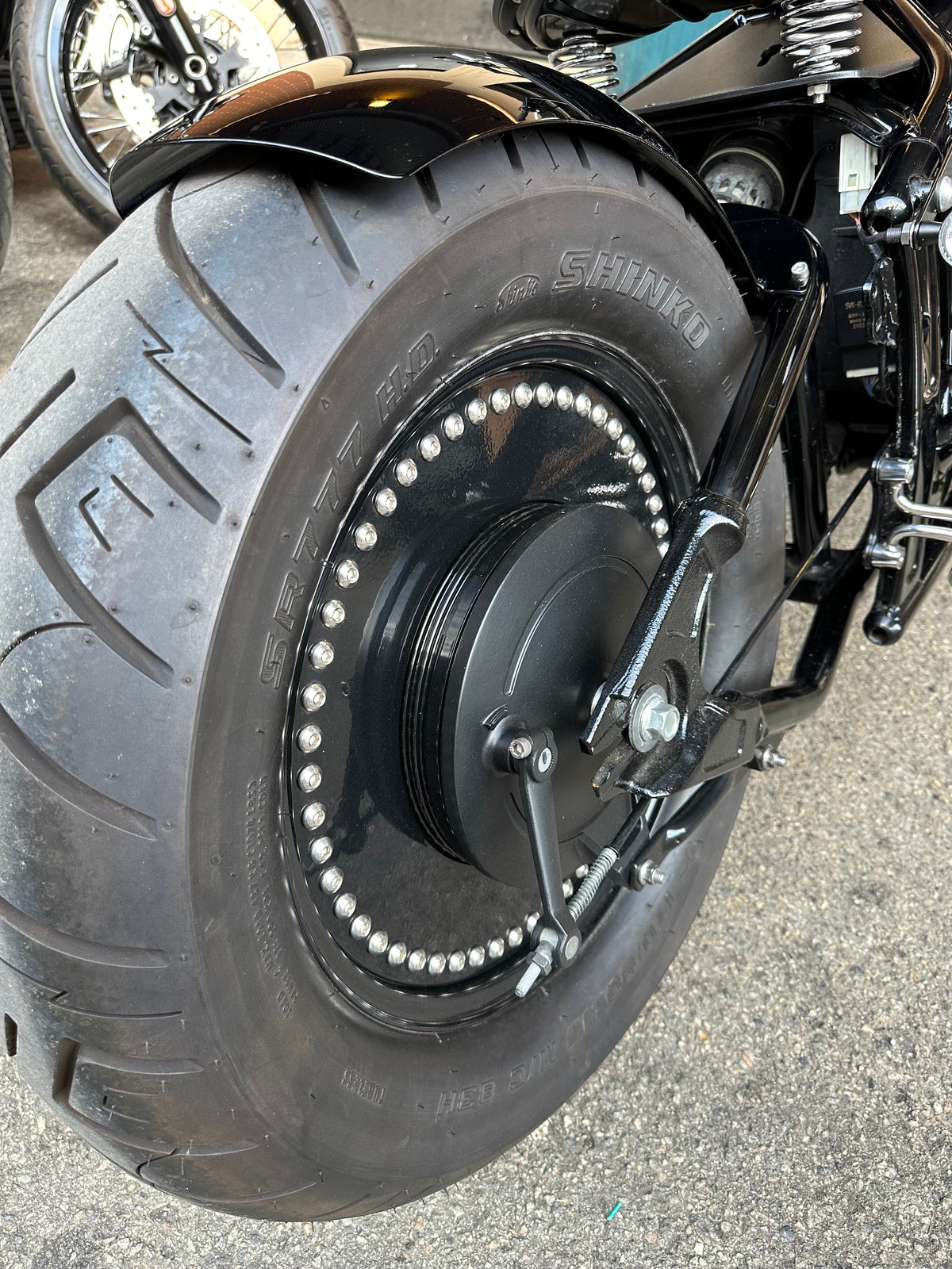 Yamaha XVS XVS650 rear wheel cover