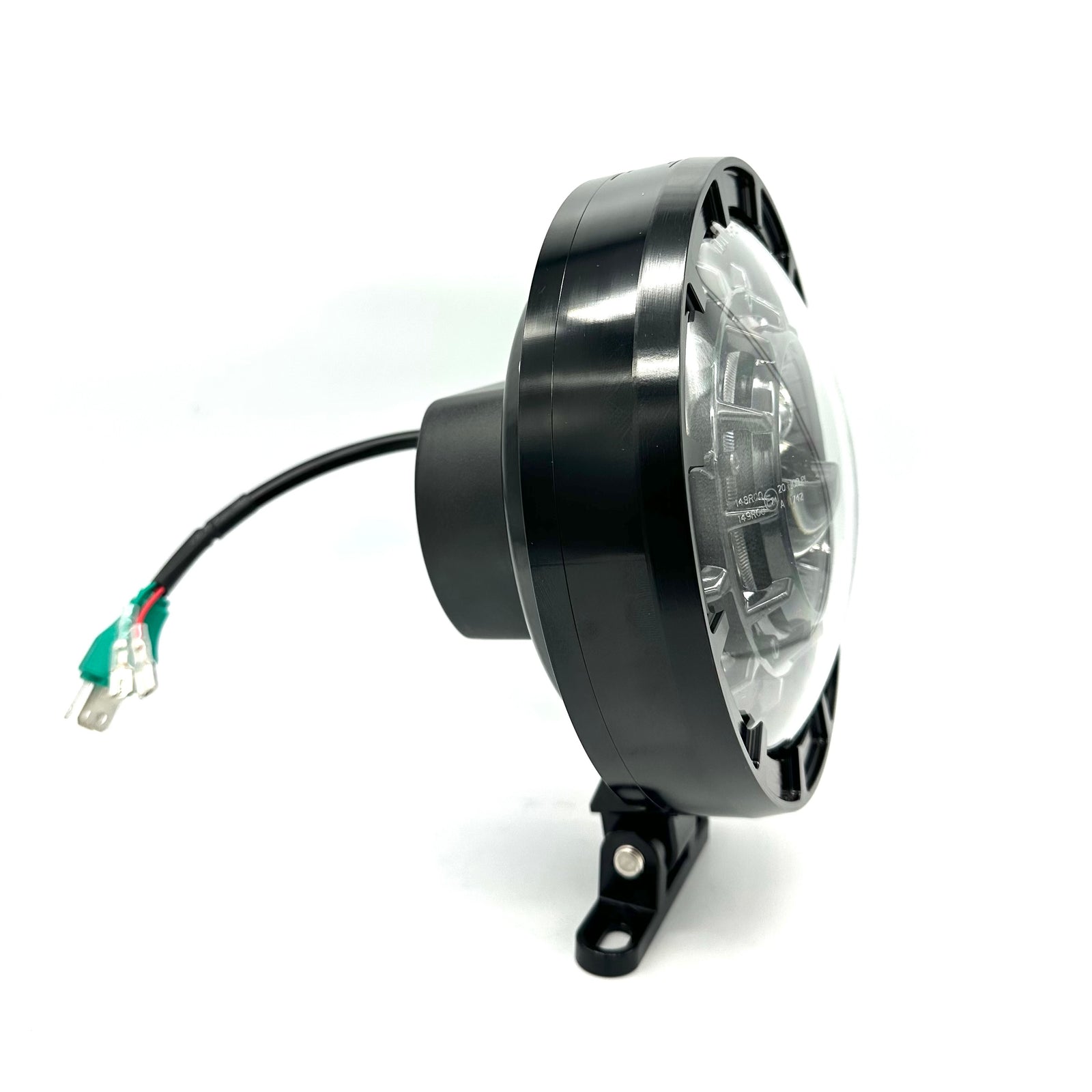 7” Fat Boy Rim-style billet Headlight