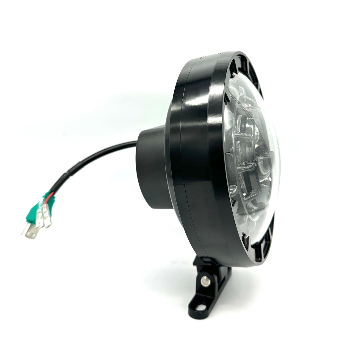 Billion 7” Fat Boy Rim-style billet Headlight