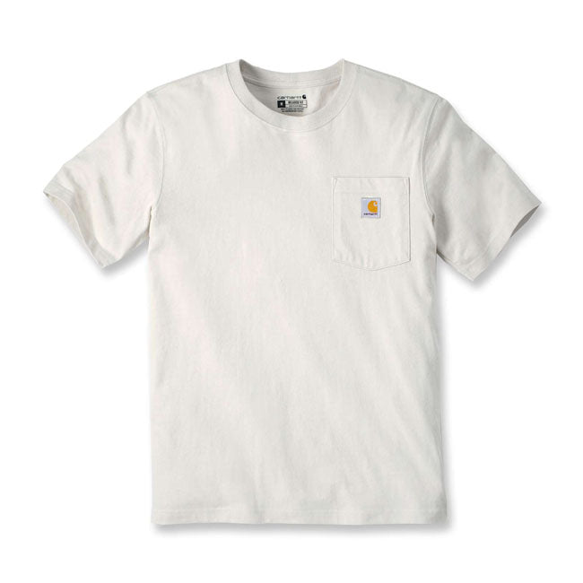 CARHARTT K87 POCKET TEE - OAT MILK