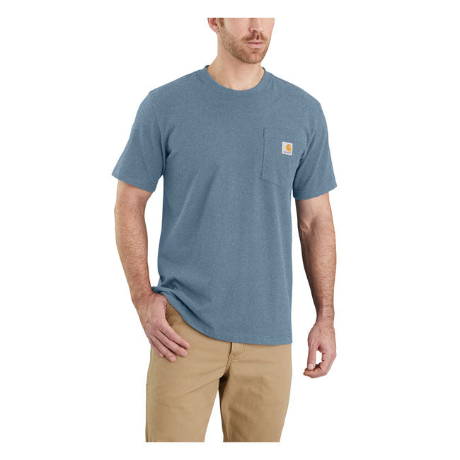 CARHARTT K87 POCKET TEE - THUNDERCLOUD