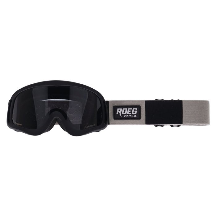 ROEG PERUNA STRIPE GOGGLE BLACK/LIGHT GRAY