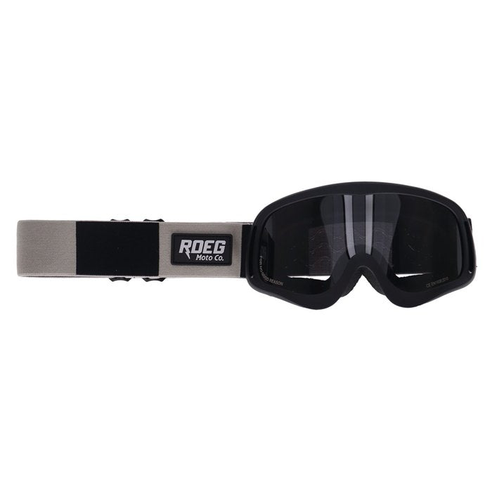 ROEG PERUNA STRIPE GOGGLE BLACK/LIGHT GRAY