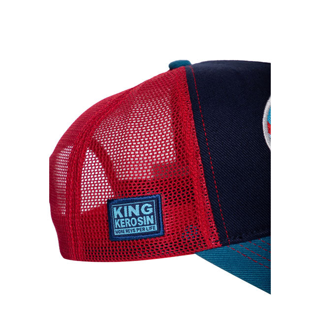 TITTIES & BEER TRUCKER CAP | NAVY RED