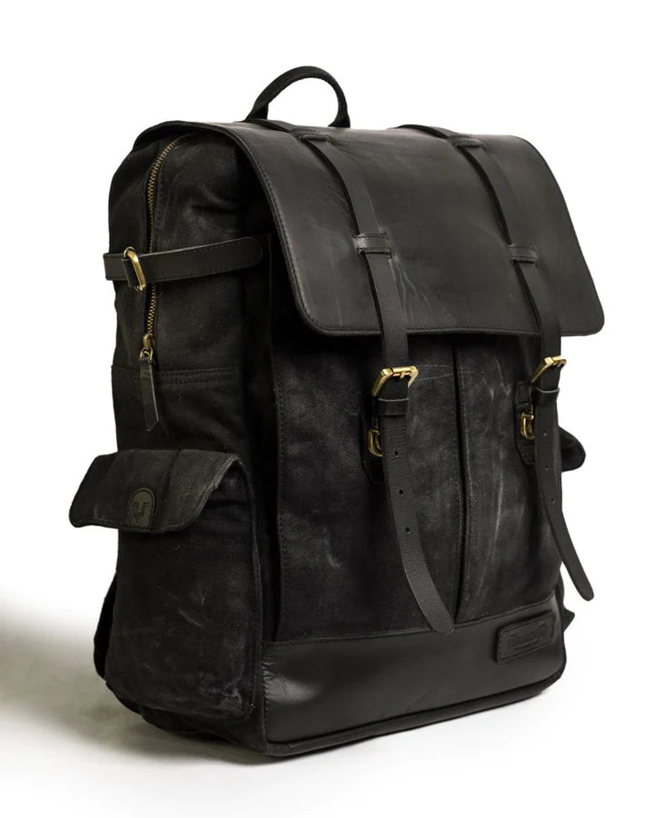 Rogue waxed canvas rucksack sales