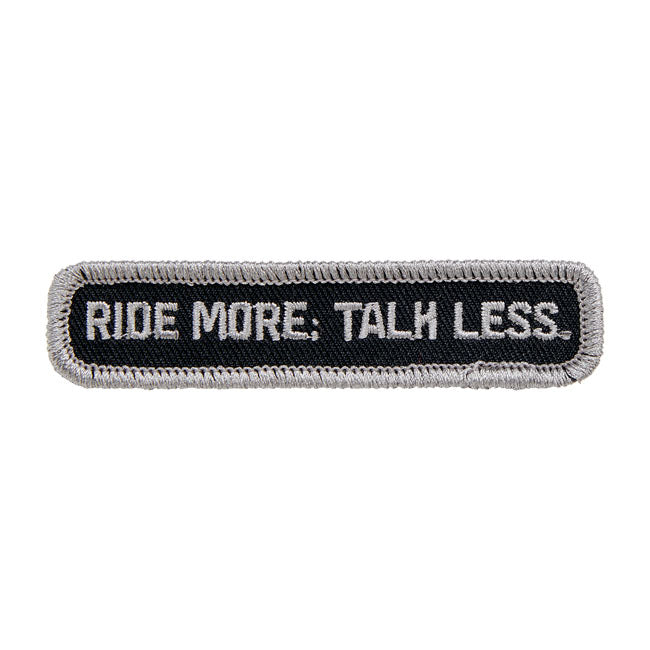 Biltwell Talk Less patch black/grey