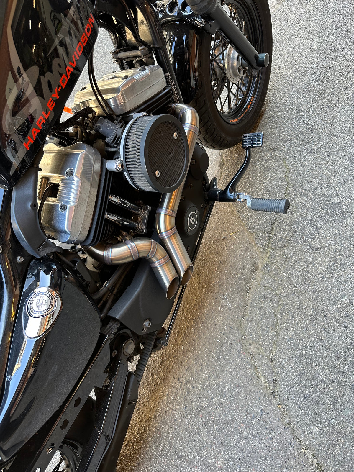 Harley Sportster 1200 Short Bob Exhaust