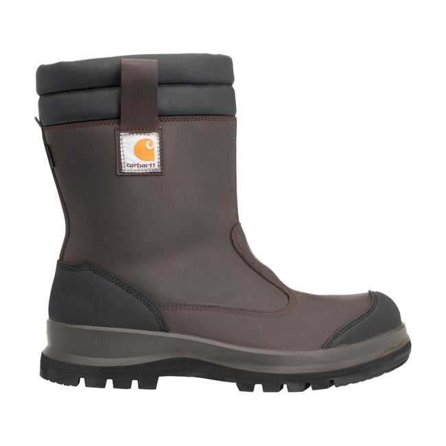 CARHARTT WATERPROOF PULL ON SAFETY BOOT - DARK BROWN