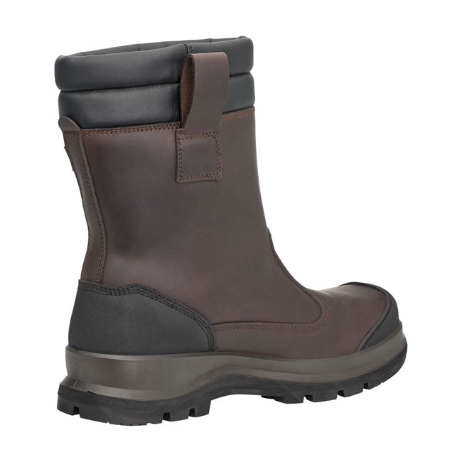 CARHARTT WATERPROOF PULL ON SAFETY BOOT - DARK BROWN