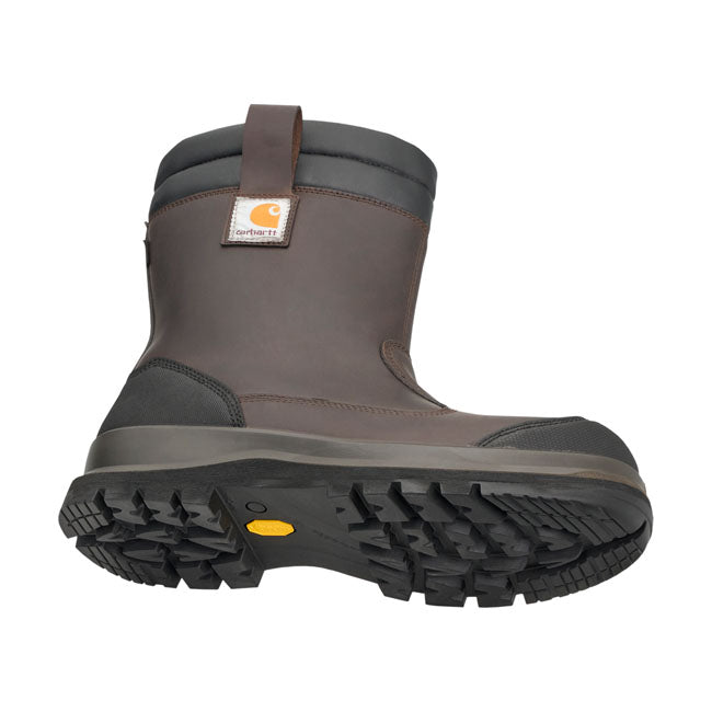 CARHARTT WATERPROOF PULL ON SAFETY BOOT - DARK BROWN