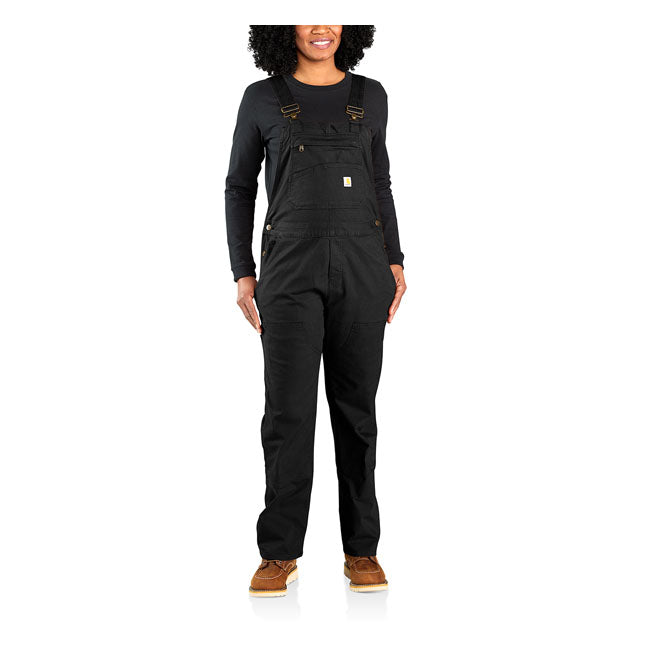 CARHARTT RELAXED FIT DENIM BIB WOMEN OVERALL BLACK