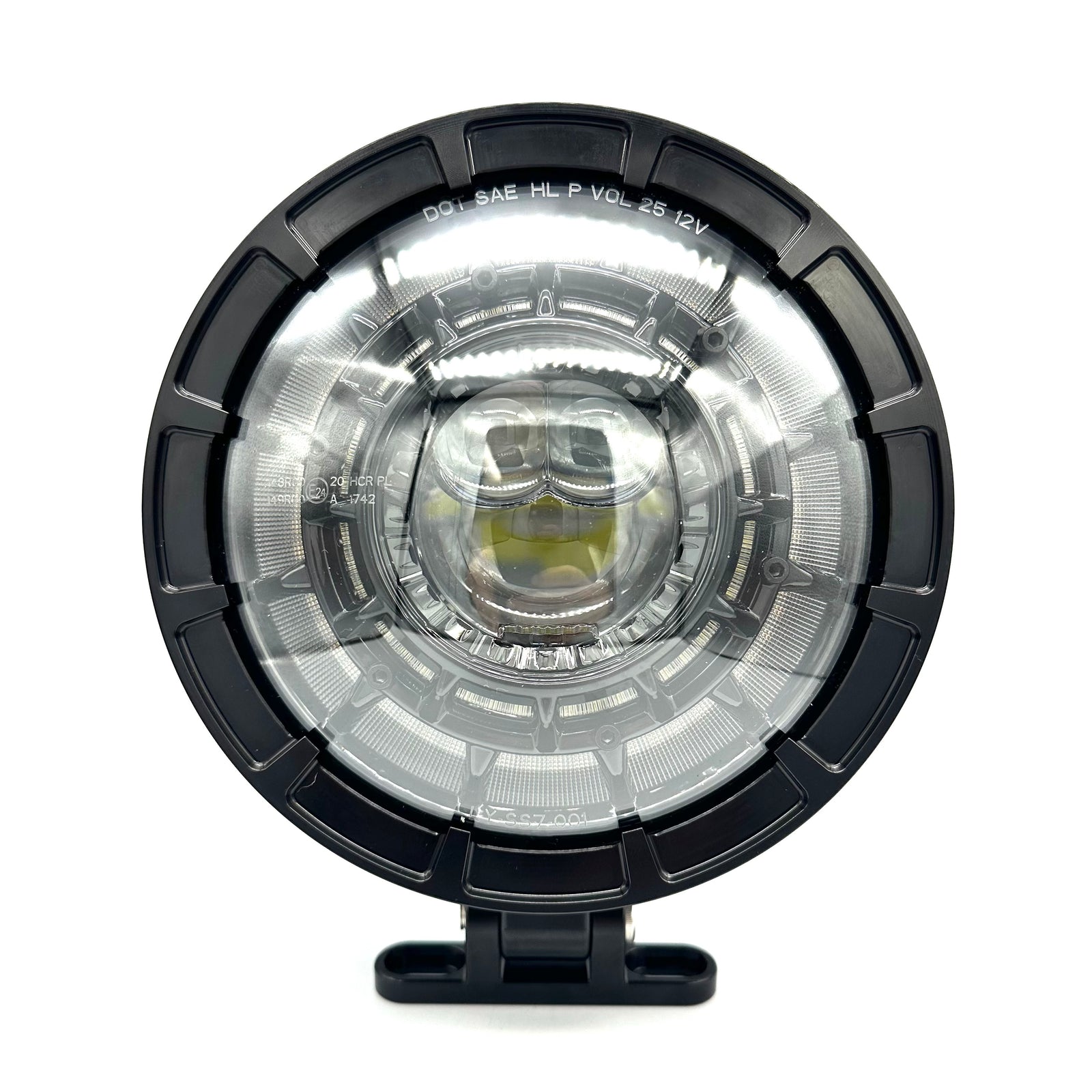 Billion 7” Fat Boy Rim-style billet Headlight
