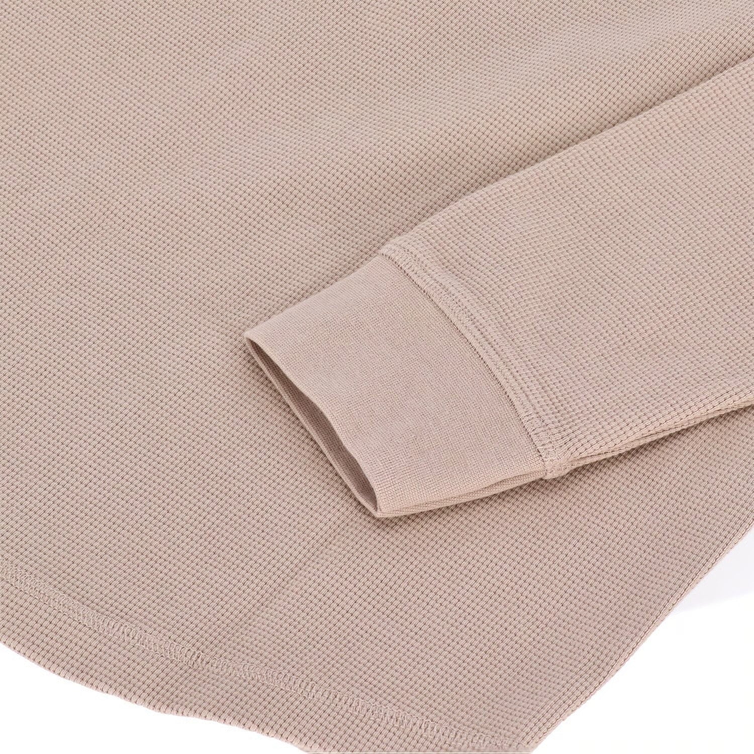 13 1/2 Waffle Henley Long Sleeve