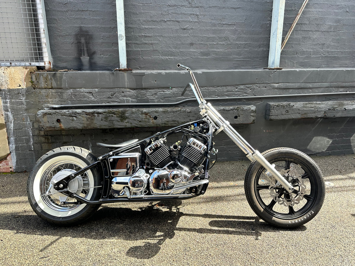 Yamaha V-Star XVS fork extensions 100mm - 150mm slugs