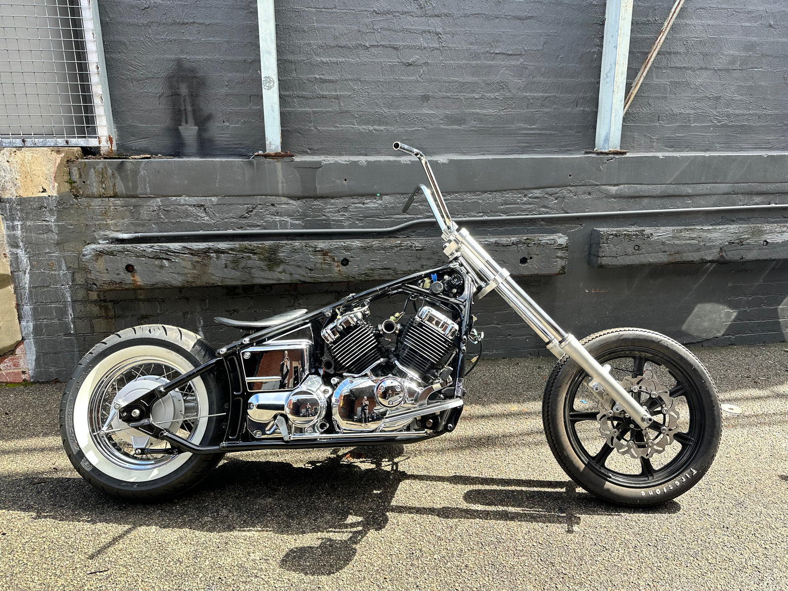 Yamaha V-Star XVS fork extensions 100mm - 150mm slugs