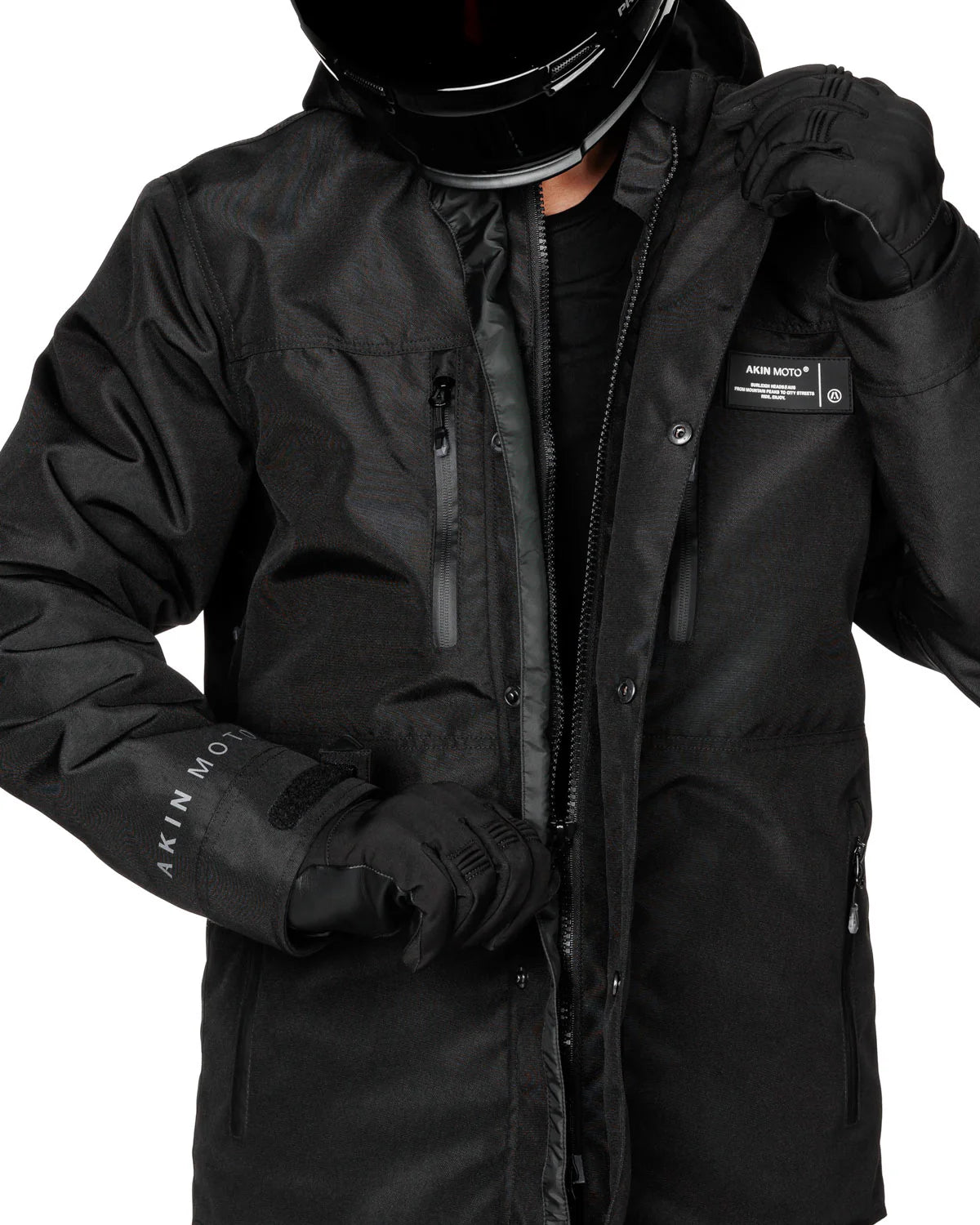 ALPHA MOTORCYCLE JACKET 4.0 - Black