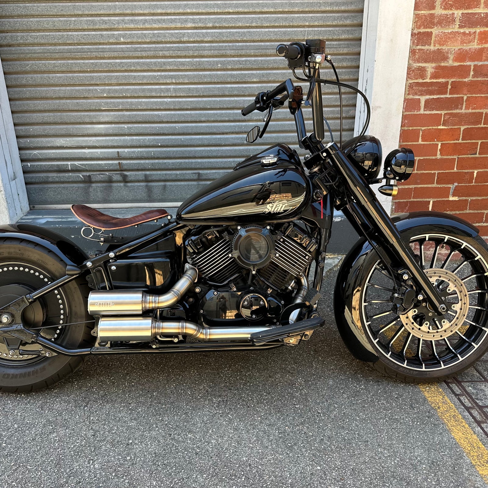 Yamaha XVS XVS650 rear wheel cover