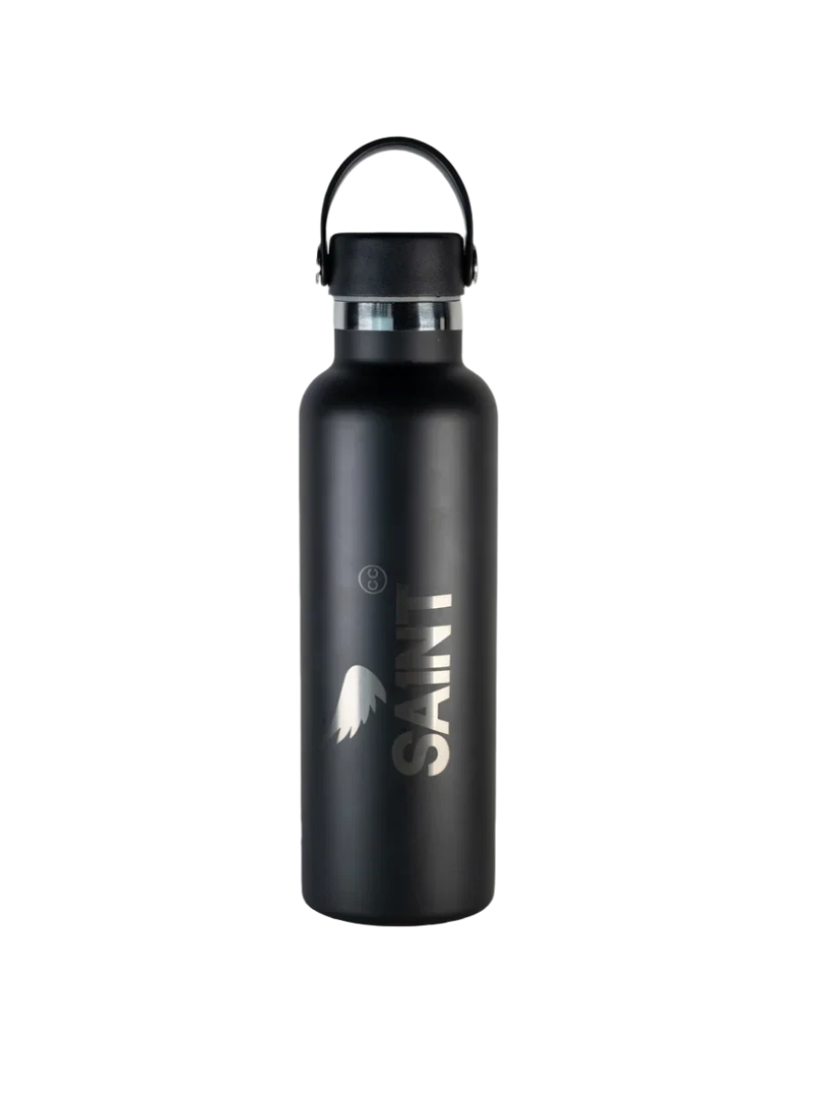 SAINT STAINLESS STEEL BOTTLE 750ML - BLACK/SILVER/MINT