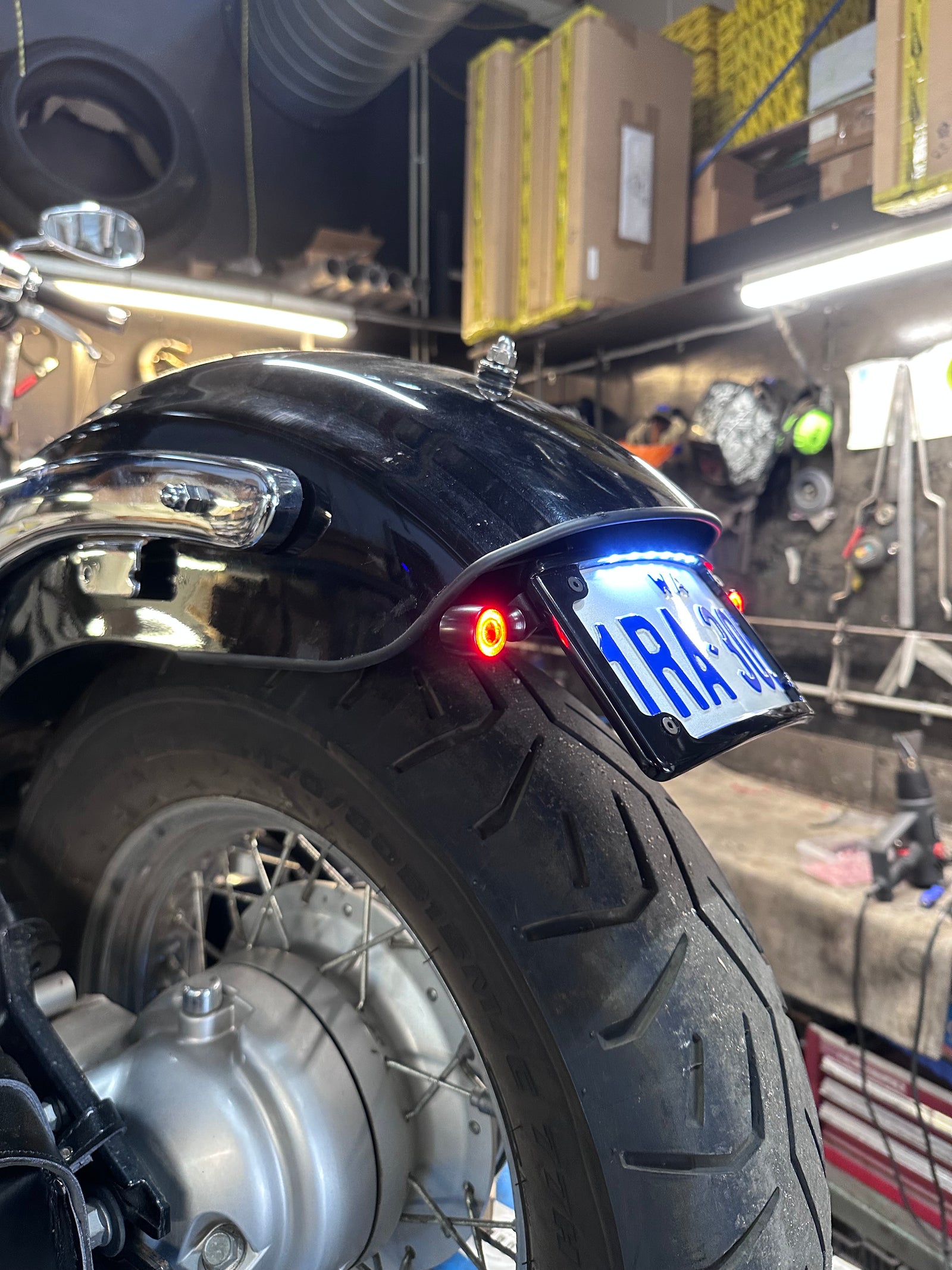 Yamaha XVS650 V-Star Classic Tail Tidy Kit