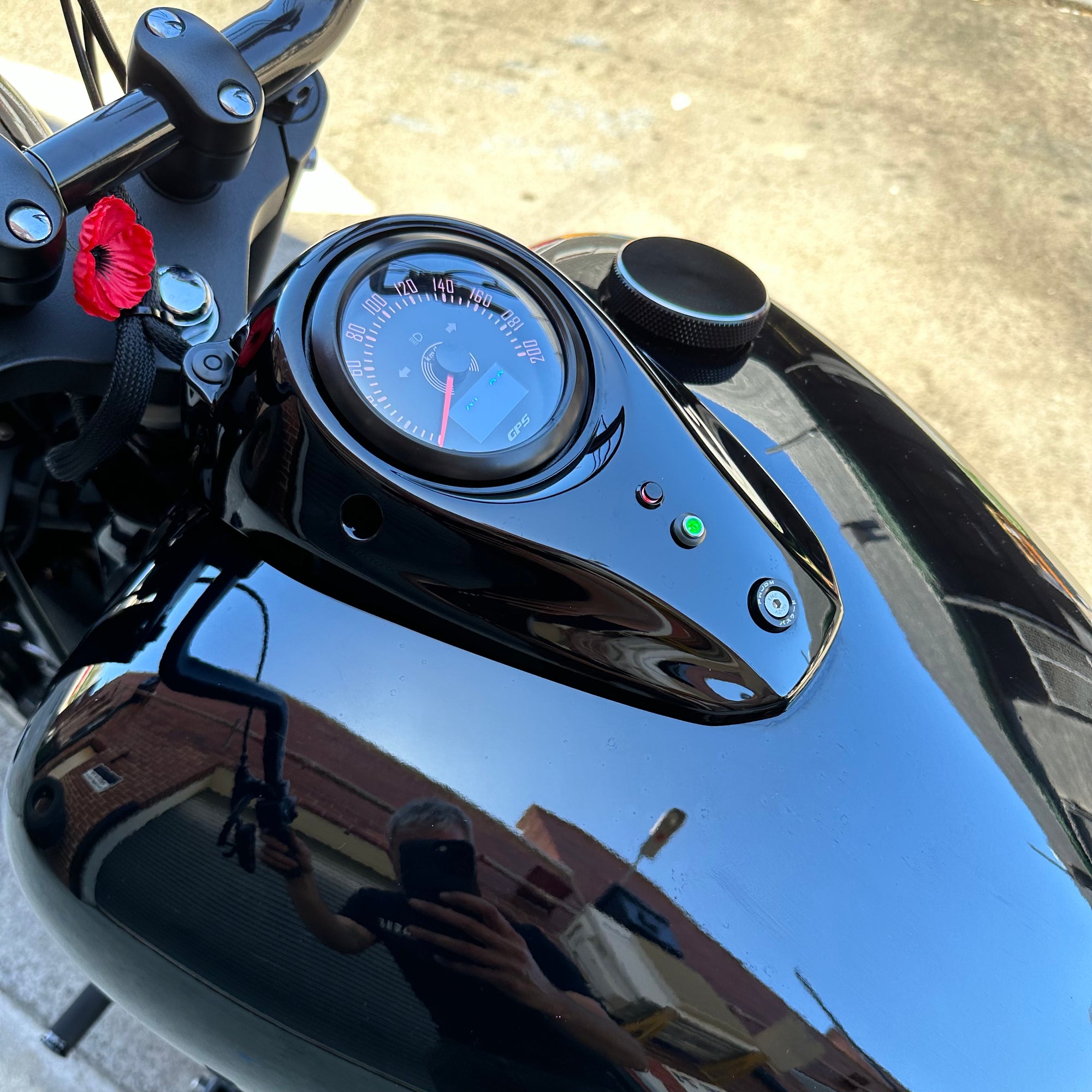 Yamaha XVS650 V-Star GPS speedo