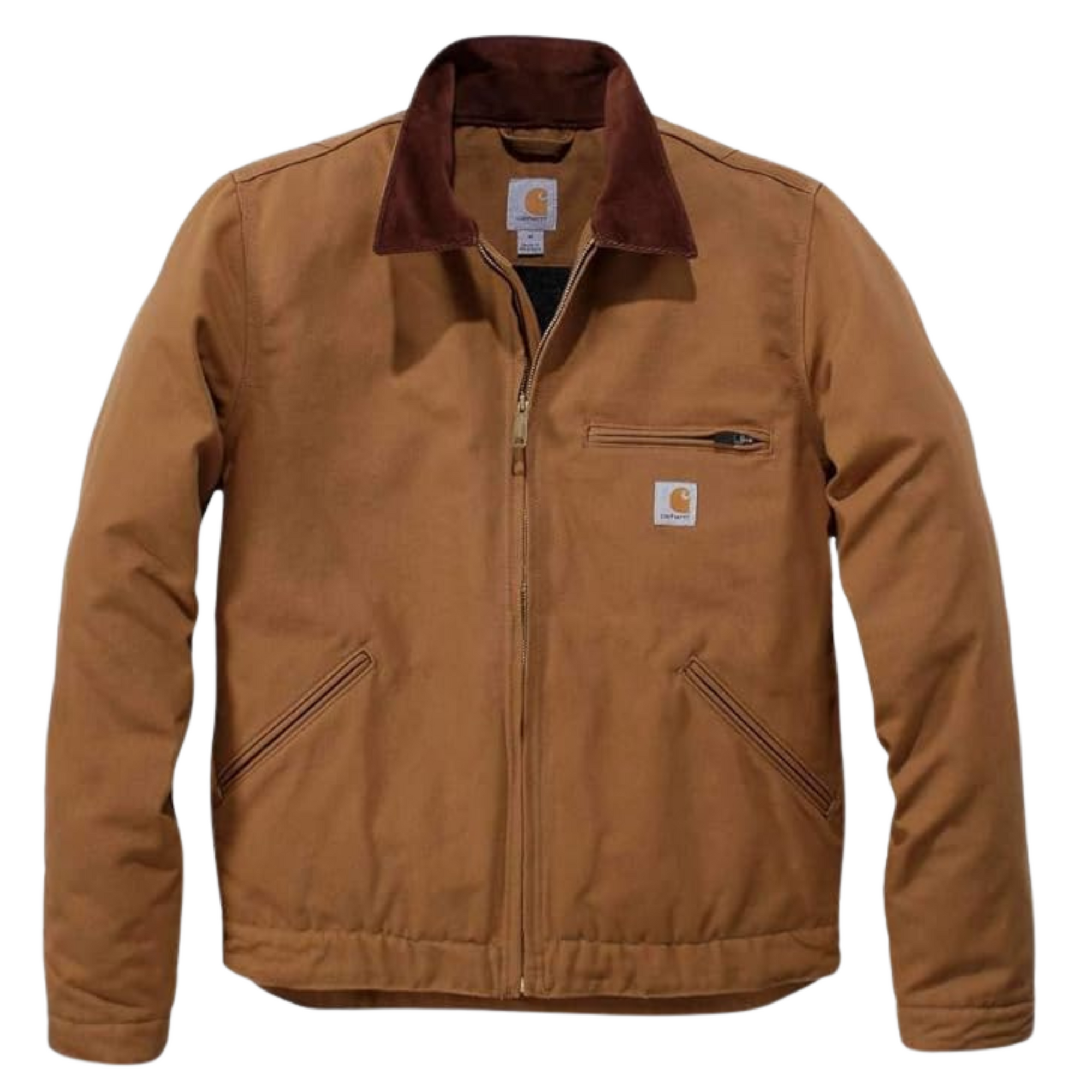 CARHARTT DUCK DETROIT JACKET BROWN