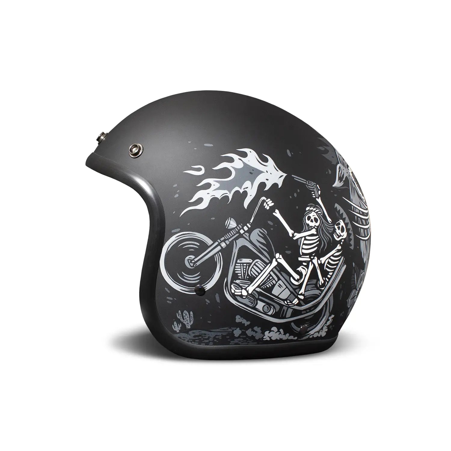 DMD helmet open face ghost rider rogue motorcycles perth