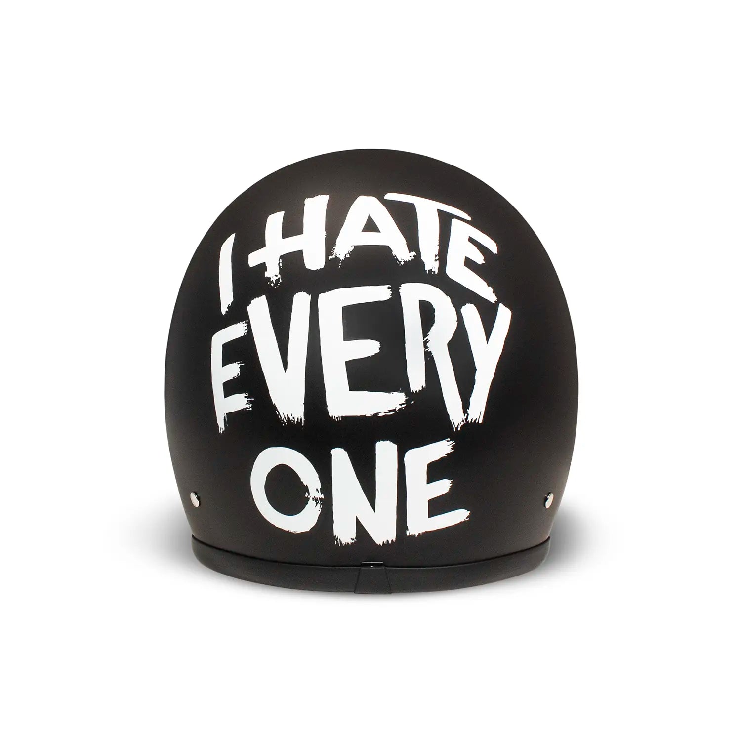 DMD - I H8 EVERYONE  - RETRO OPEN FACE VINTAGE HELMET