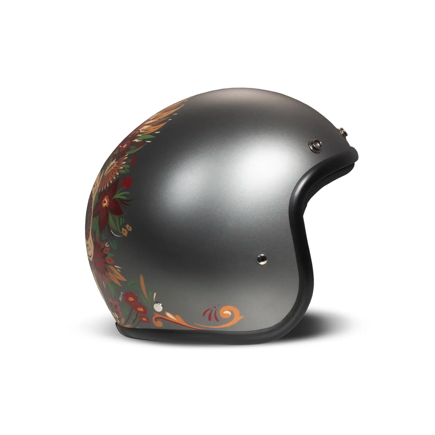 DMD - SKULL - RETRO OPEN FACE VINTAGE HELMET