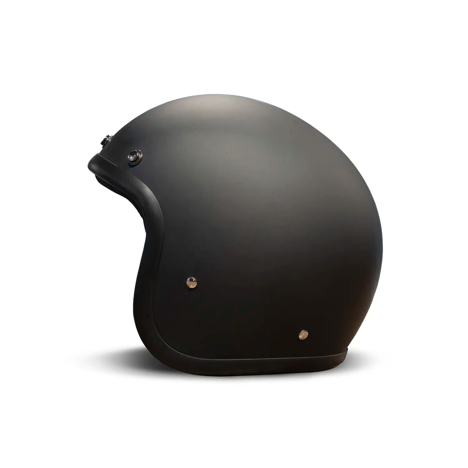 DMD - MATTE BLACK - RETRO OPEN FACE VINTAGE HELMET