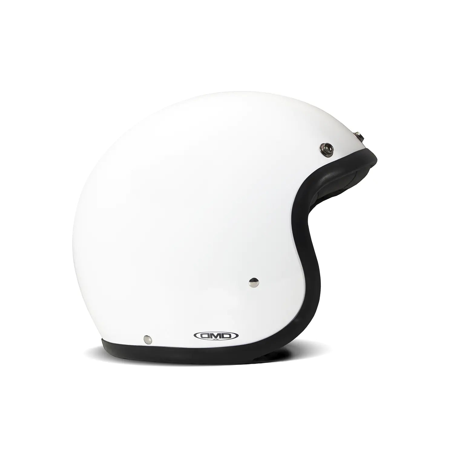 DMD - SOLID WHITE - RETRO OPEN FACE VINTAGE HELMET