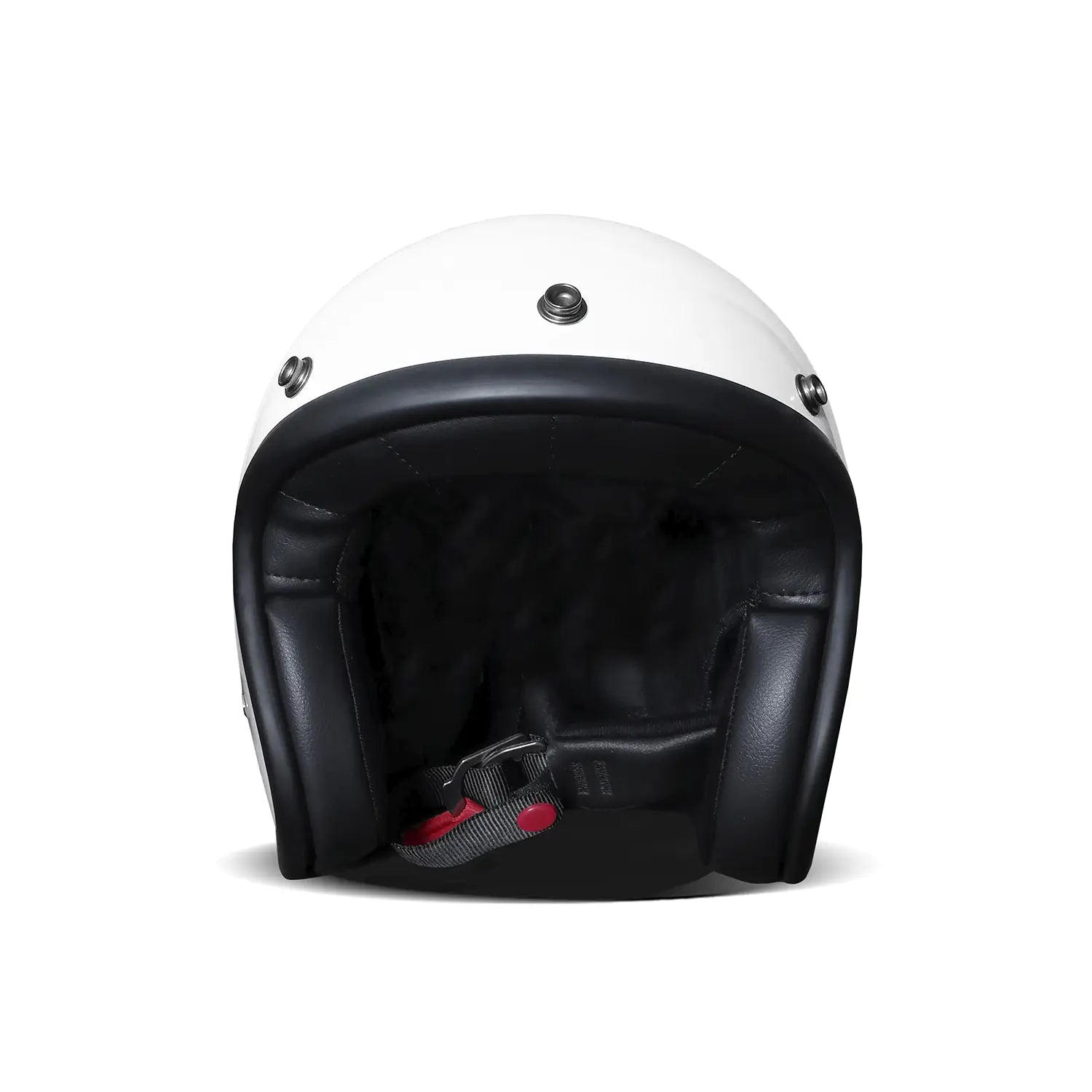 DMD - SOLID WHITE - RETRO OPEN FACE VINTAGE HELMET