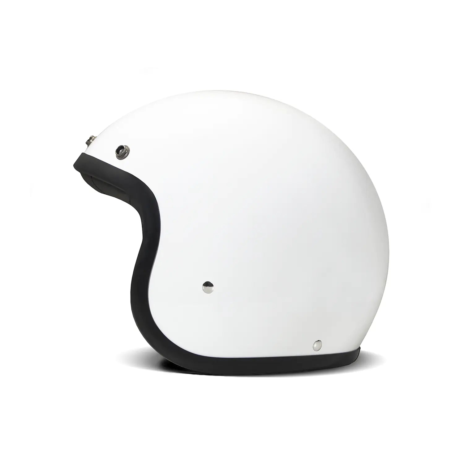 DMD - SOLID WHITE - RETRO OPEN FACE VINTAGE HELMET