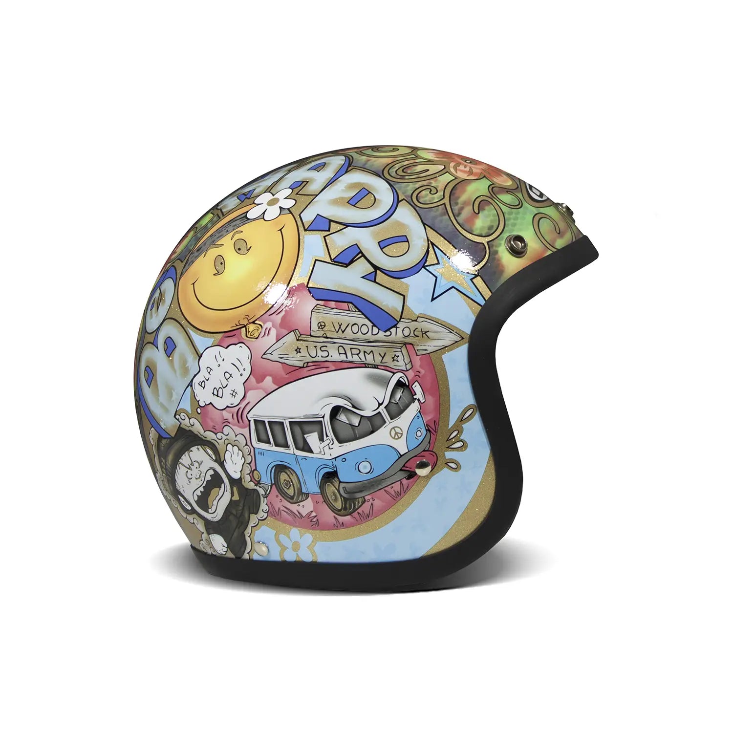 DMD - WOODSTOCK - RETRO OPEN FACE VINTAGE HELMET