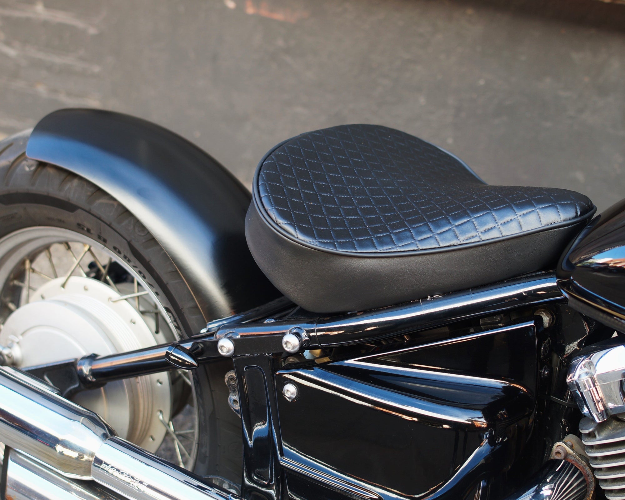 XVS650 Budget Bobber - Black