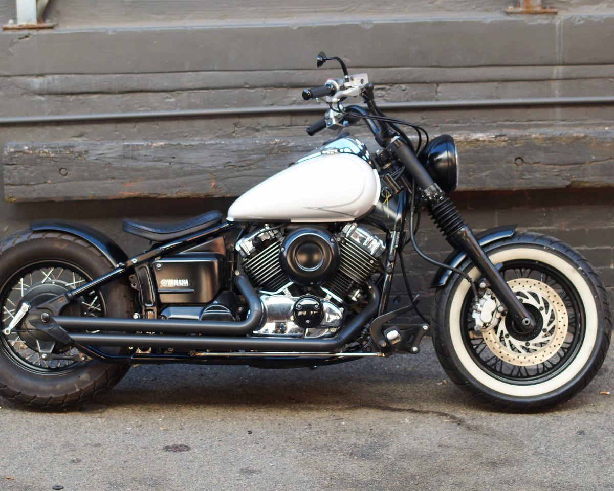 XVS650 Budget Bobber - White