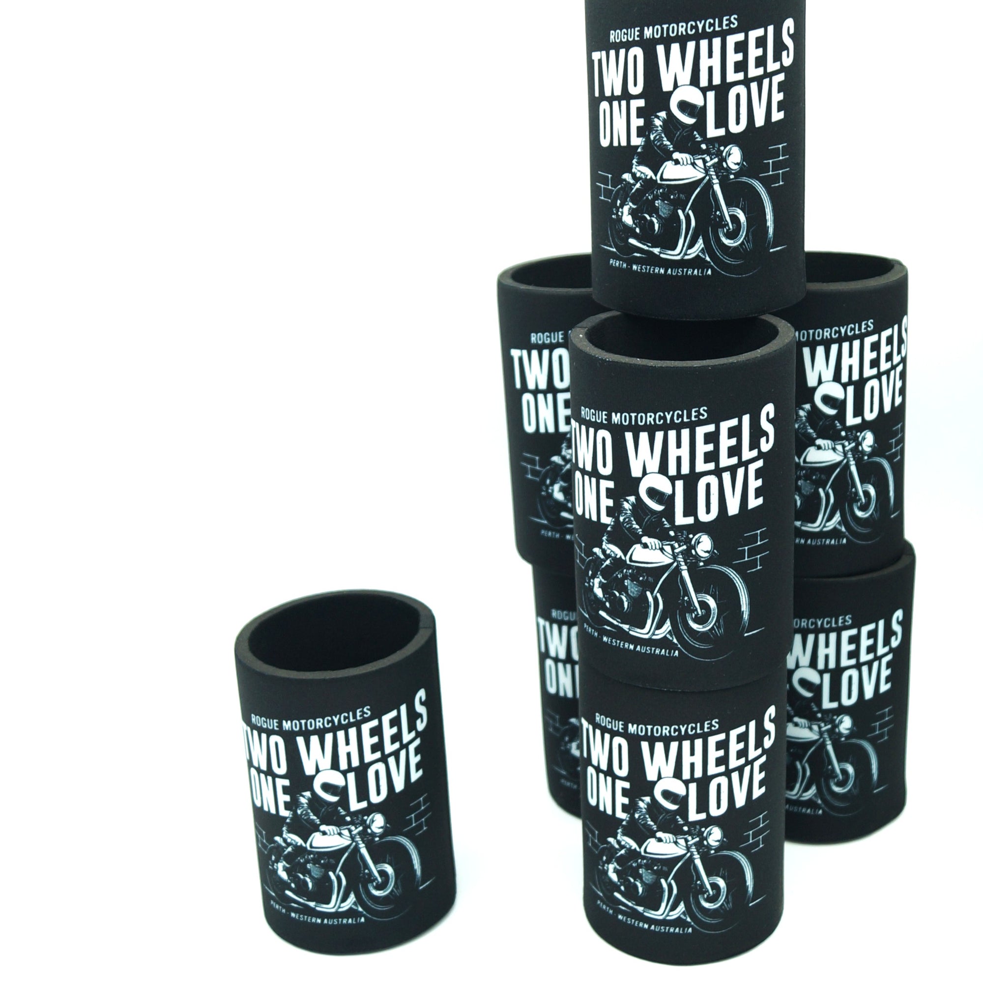 2 WHEELS 1 LOVE Stubby Holder