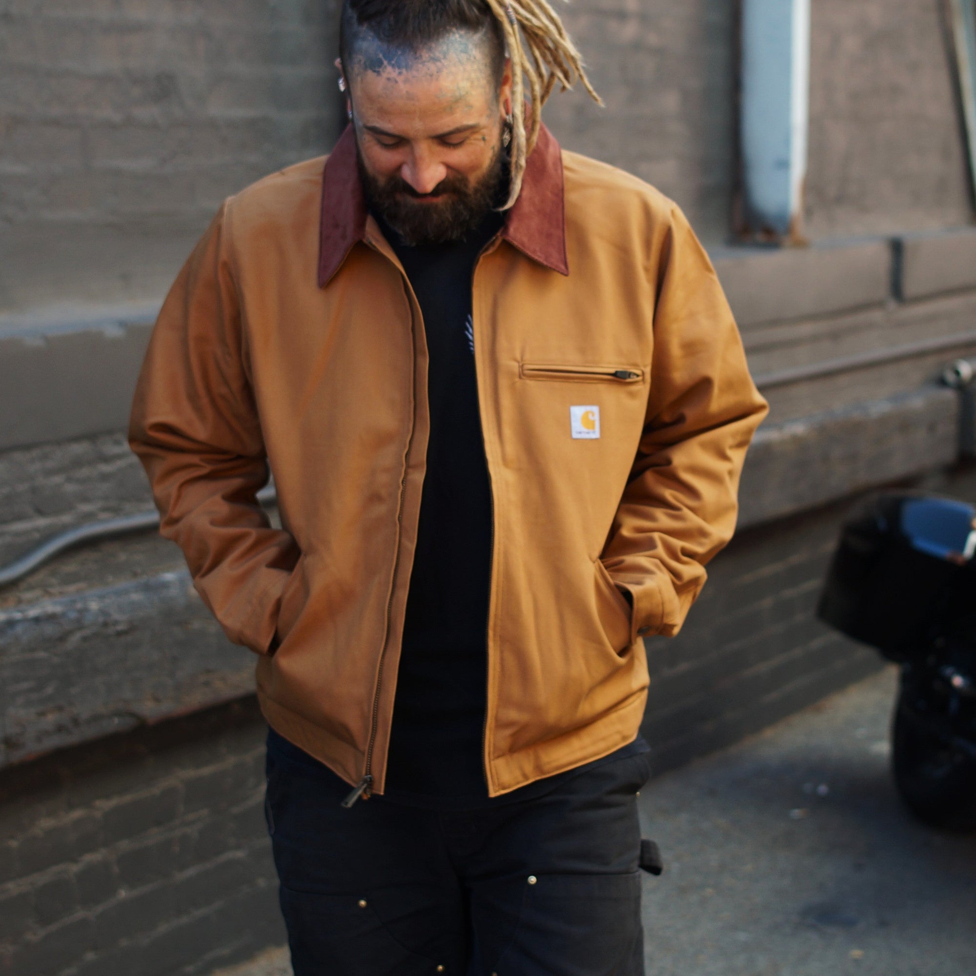 Carhartt Detroit Jacket Brown Rogue Motorcycles Perth