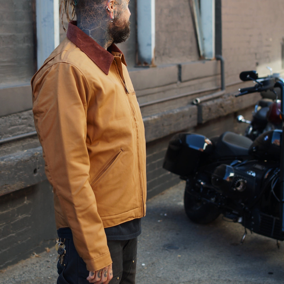 Carhartt Detroit Jacket Brown Rogue Motorcycles Perth