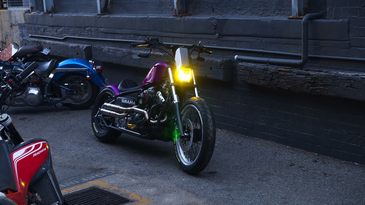Yamaha XVS650 V-Star “Purple dream” for sale