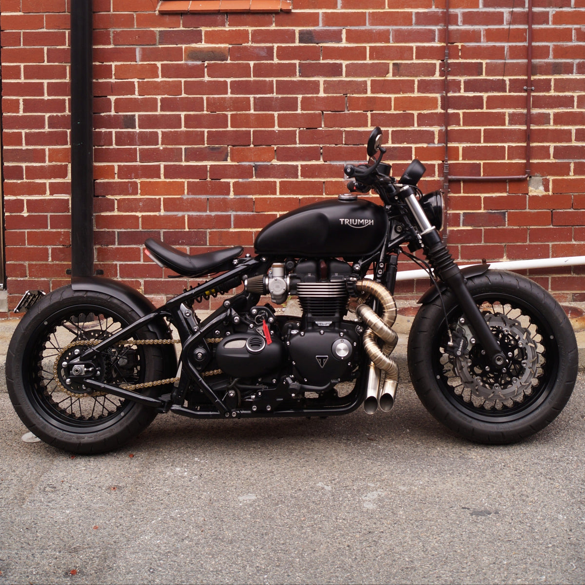 2018 Triumph Bobber Black Billion Wide Wheel
