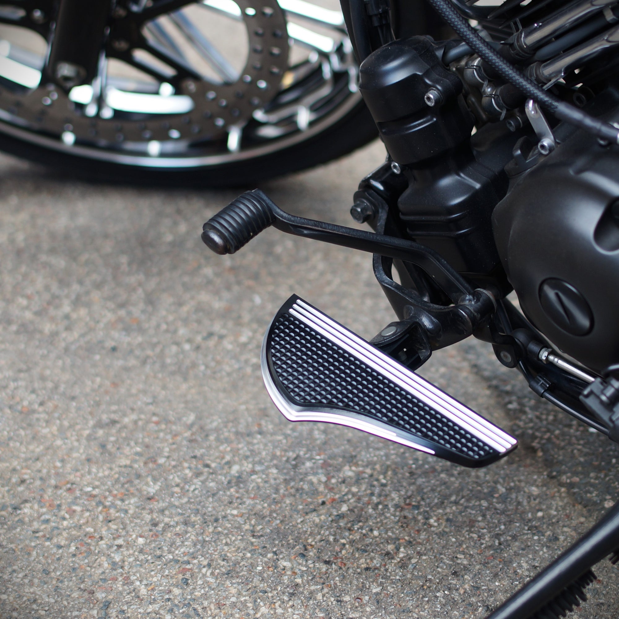 XVS650 V-star custom floor boards rogue motorcycles perth