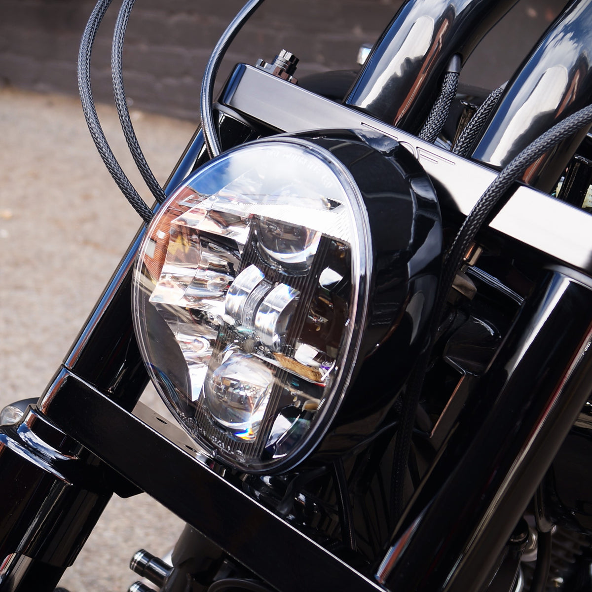 XVS650 v-star breakout LED headlight Rogue Motorcycles Perth