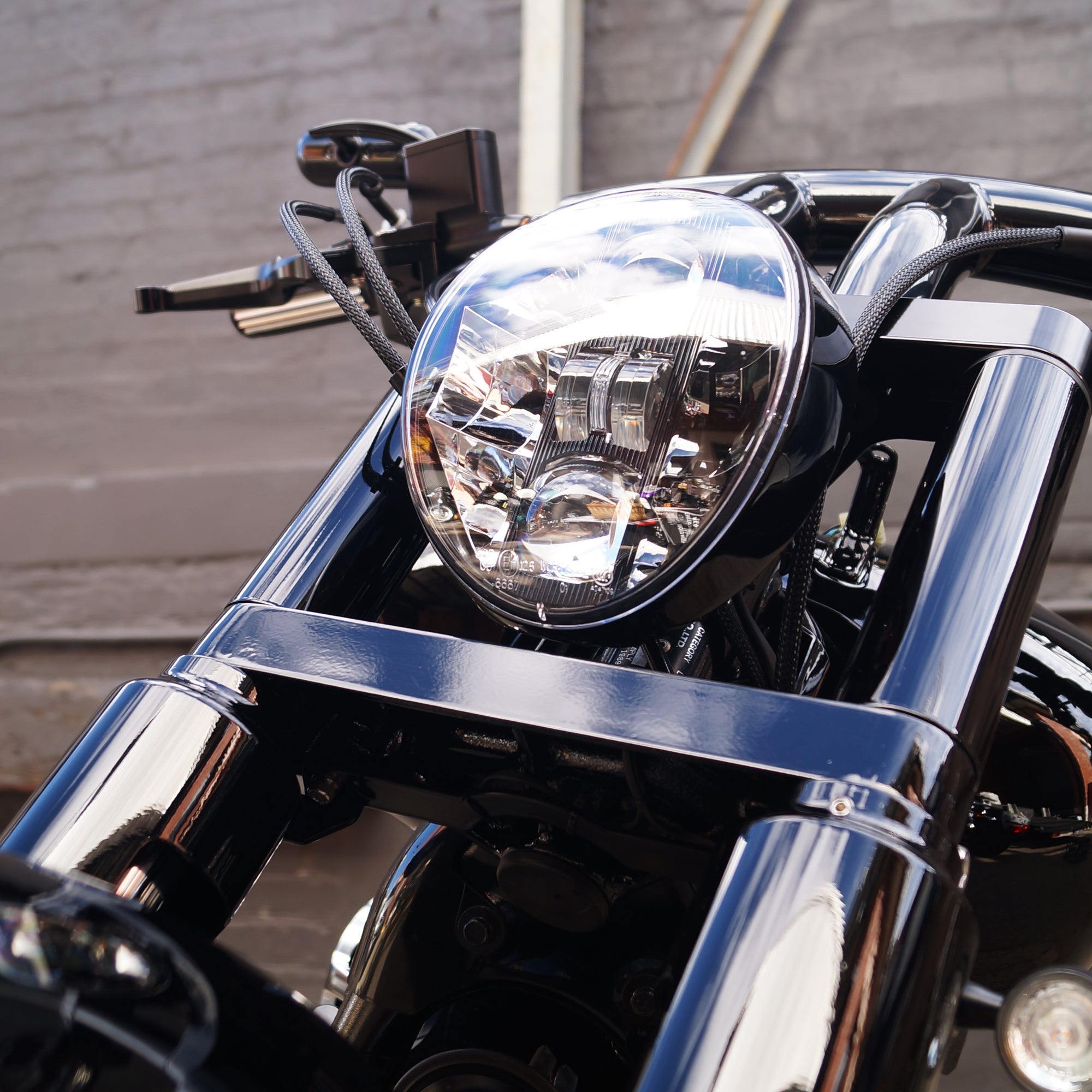 XVS650 v-star breakout LED headlight Rogue Motorcycles Perth