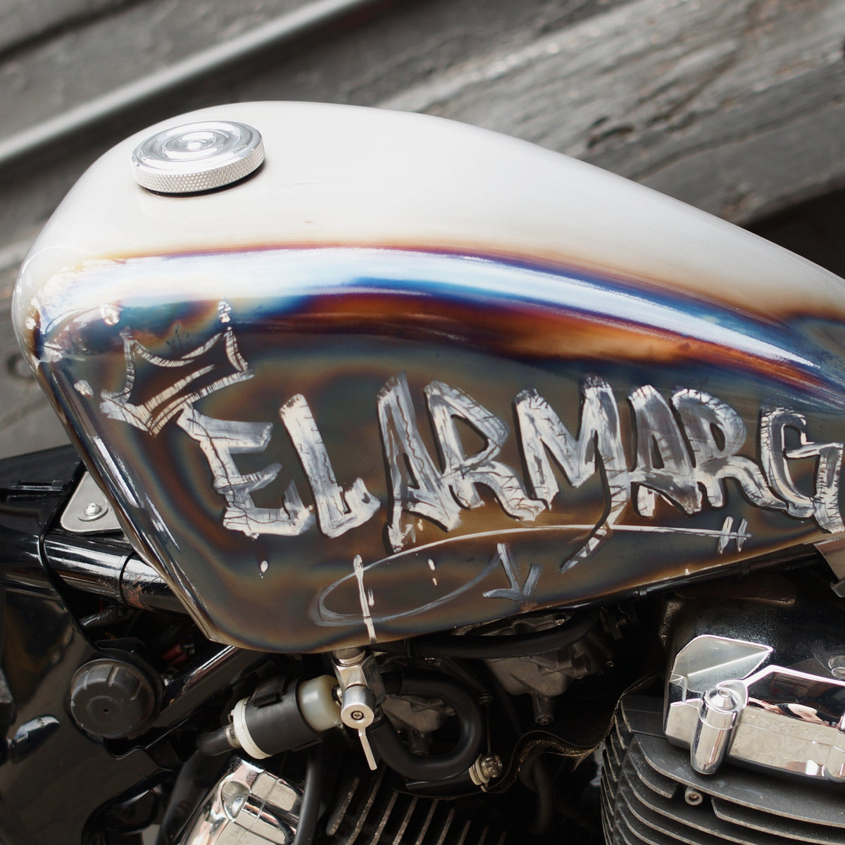 XVS650 V-Star Peanut XL Sportster Style tank