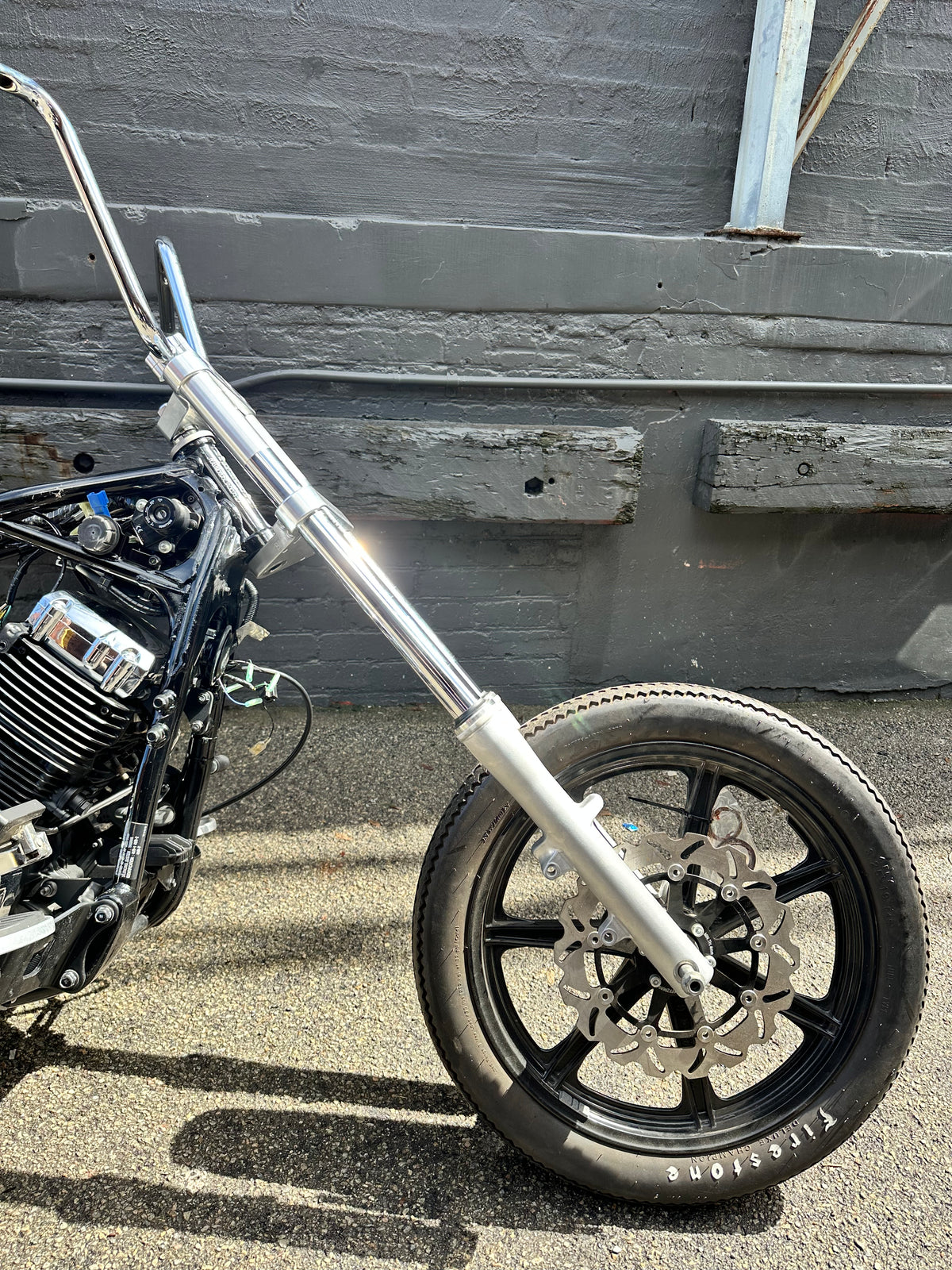 Yamaha V-Star XVS fork extensions 100mm - 150mm slugs