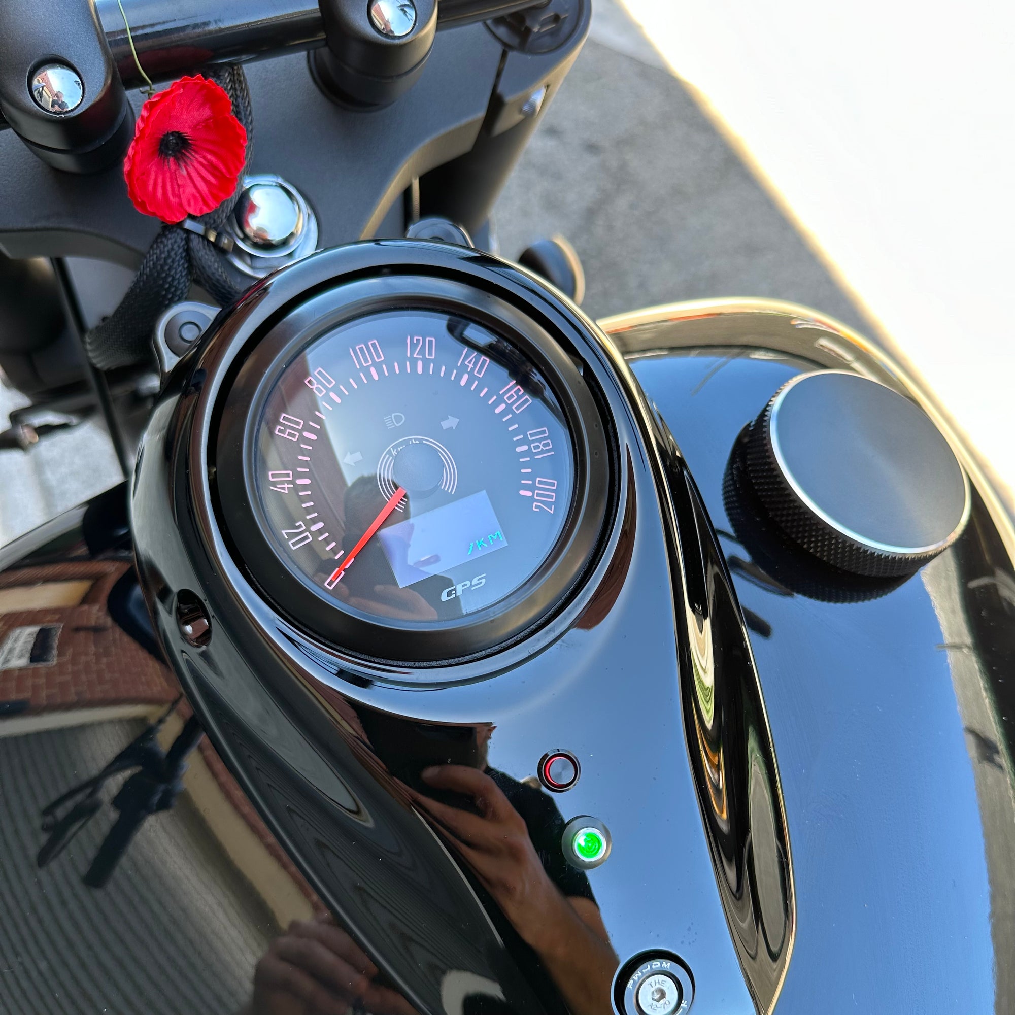 Yamaha XVS 650 Vstar GPS speedo