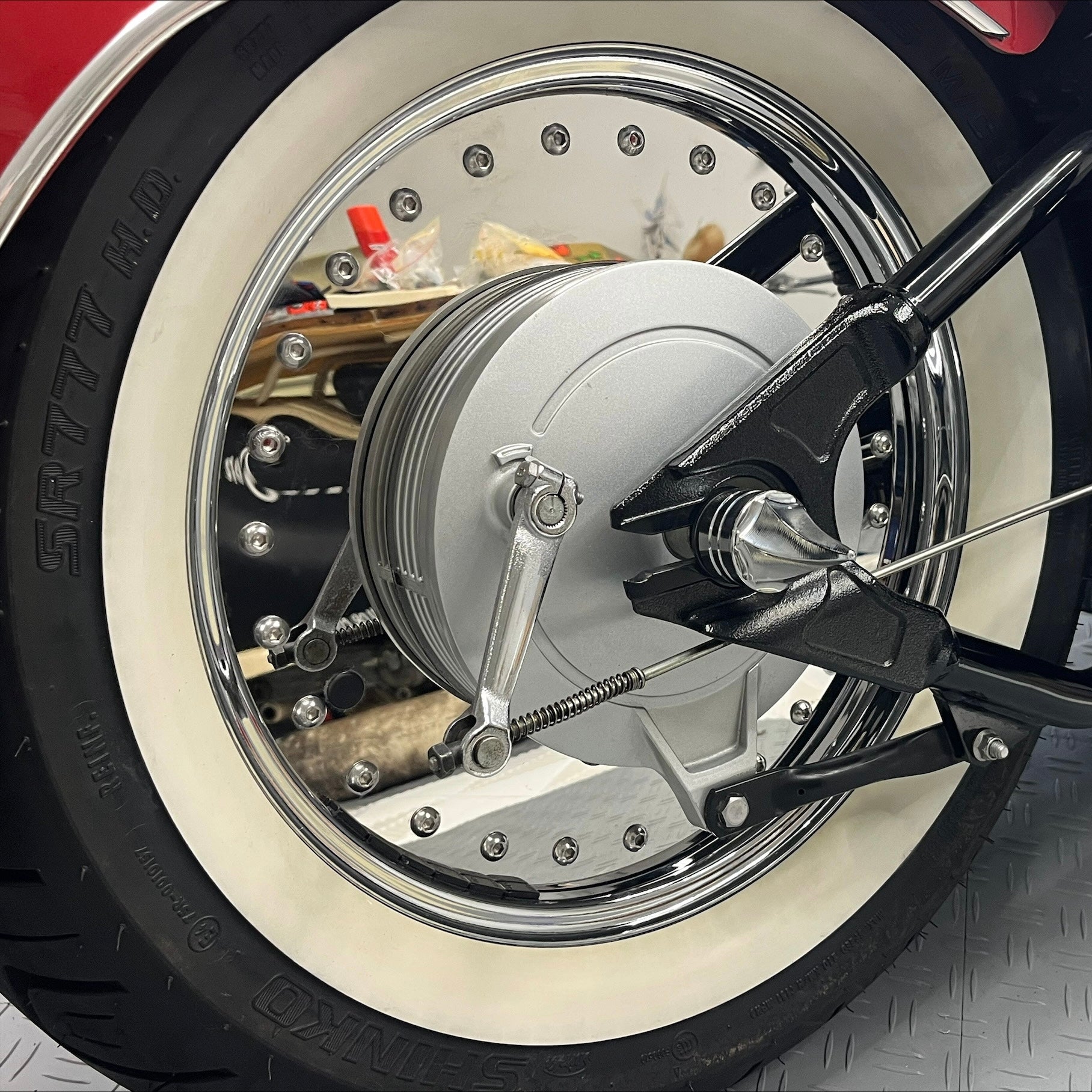 Yamaha XVS XVS650 rear wheel cover