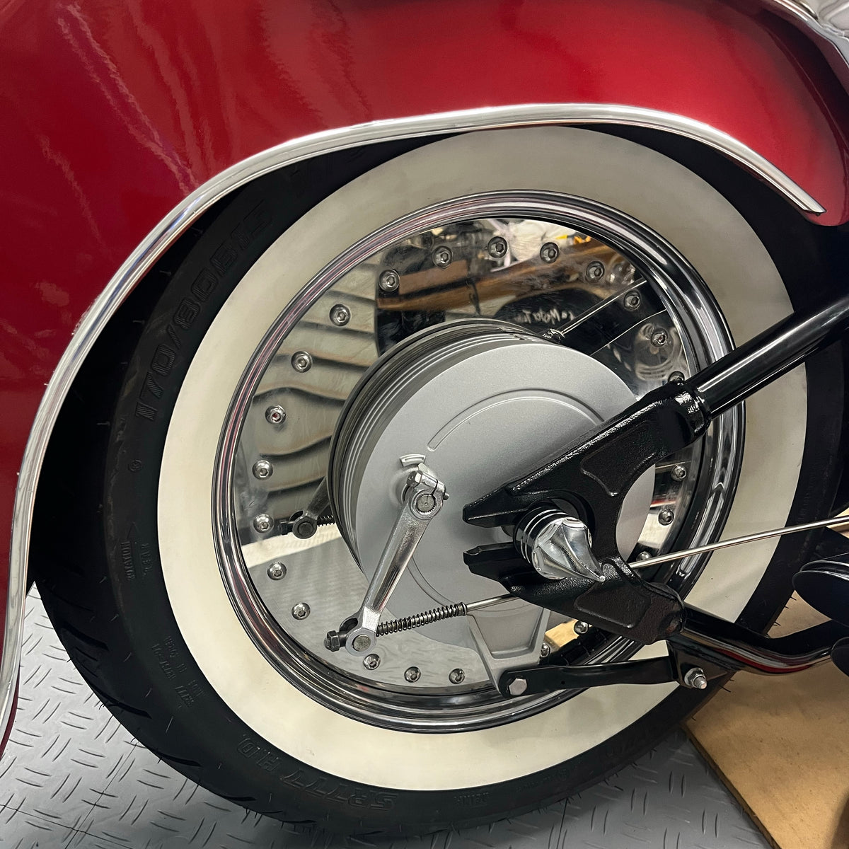 Yamaha XVS XVS650 rear wheel cover